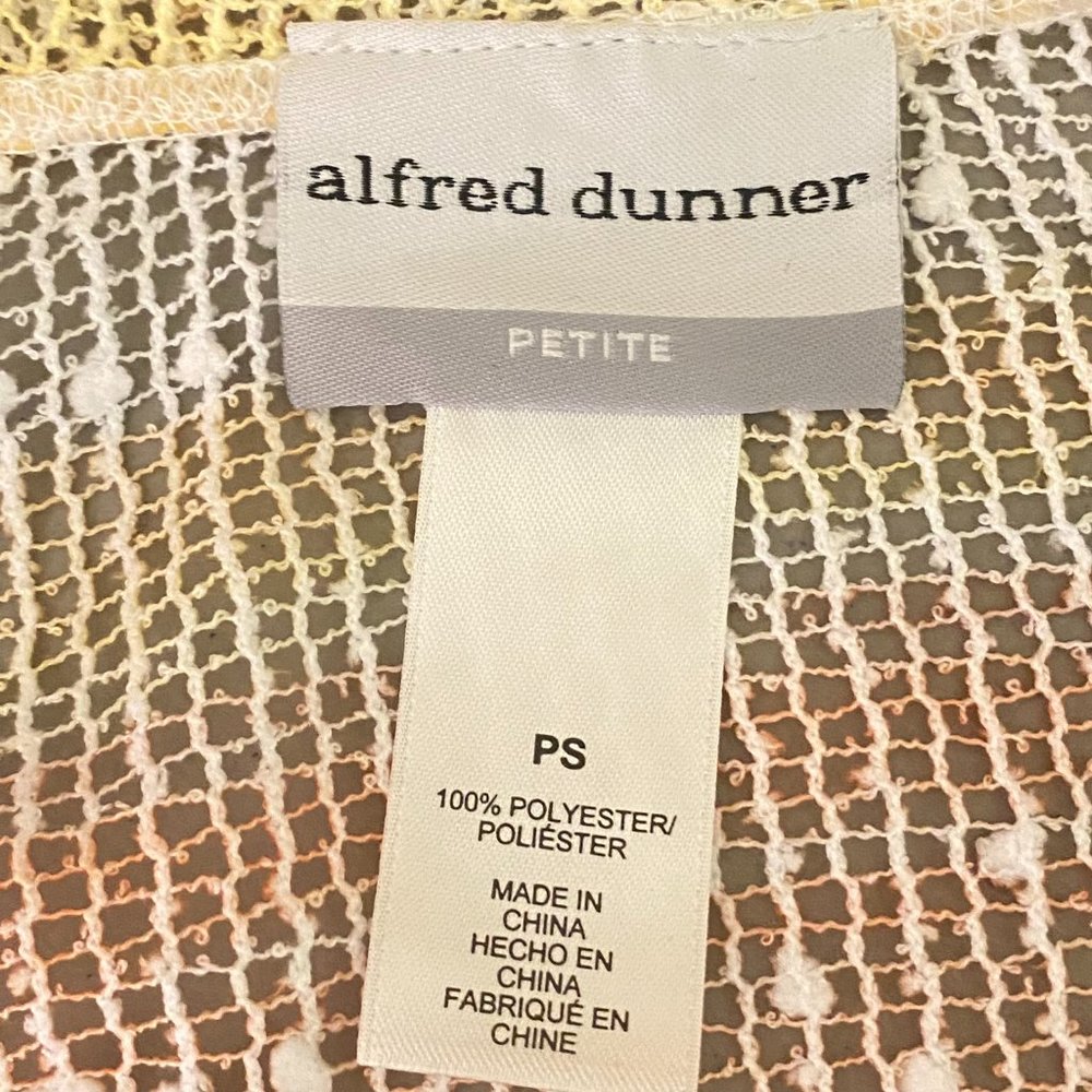 Alfred Dunner Netted Wrap With Built In Tank Top - Picture 5 of 6